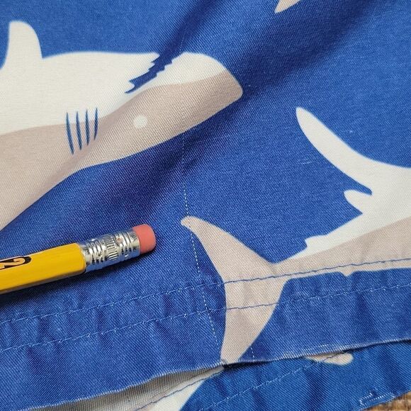 U.S Polo Assn. Shark Print Swim Trunks Size Boys Medium - Picture 13 of 14